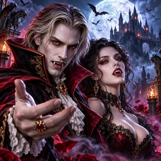 Blood Suckers cartoon vampire pokie cover art